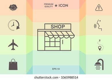 Store icon symbol