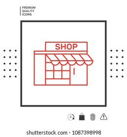 Store icon symbol
