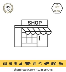 Store icon symbol
