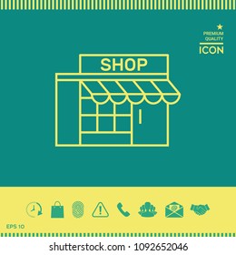 Store icon symbol