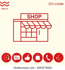 Store icon symbol