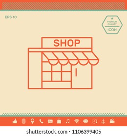 Store icon symbol