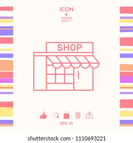 Store icon symbol