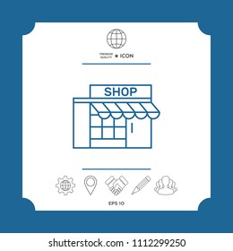 Store icon symbol