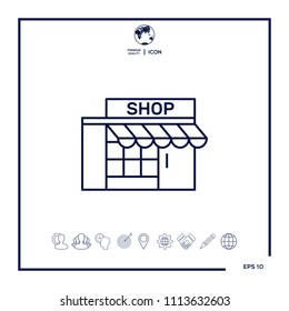 Store icon symbol