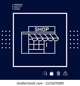 Store icon symbol