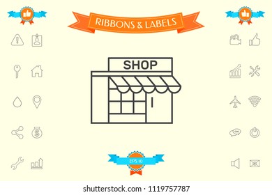 Store icon symbol