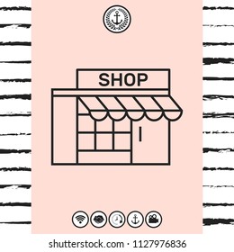 Store icon symbol