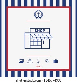 Store icon symbol