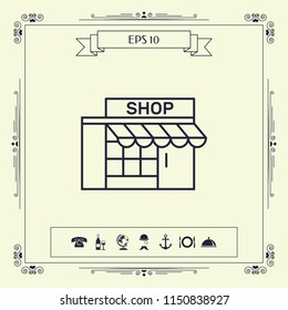 Store icon symbol