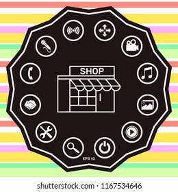 Store icon symbol