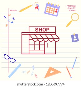Store icon symbol