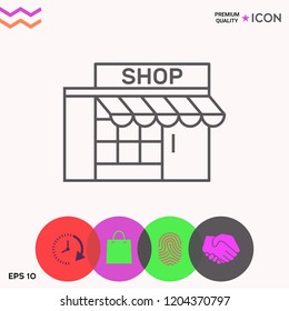 Store icon symbol