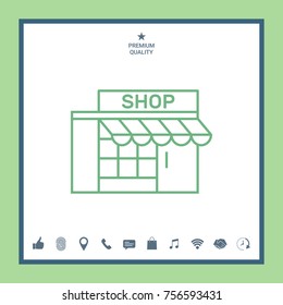 Store icon symbol