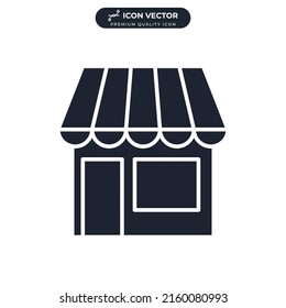store icon symbol template for graphic and web design collection logo vector illustration