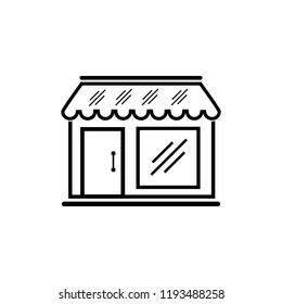 Store icon symbol vector