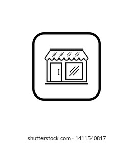Store icon, Store symbol vector