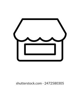 store icon symbol vector template