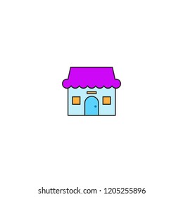 store icon template design