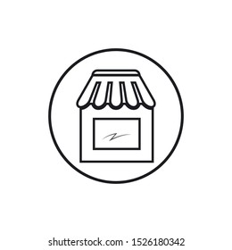Store icon template vector design