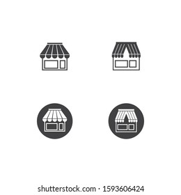 Store icon template vector design