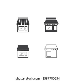 Store icon template vector design
