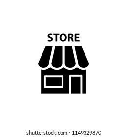 Store icon vector