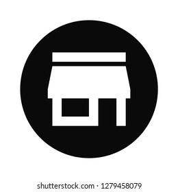 Store icon vector