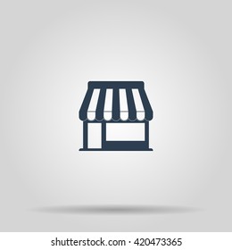 Store icon. Vector concept illustration for design.