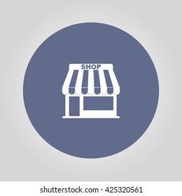 Store icon. Vector concept illustration for design.