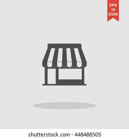 Store icon. Vector concept illustration for design.