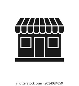 Store icon Vector design Illustration. Store Building icon vector design for e-commerce, online store and marketplace. Market Shop icon vector for website, mobile, logo, symbol, button, sign, app UI