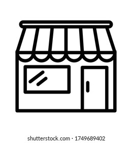 Store icon vector design template