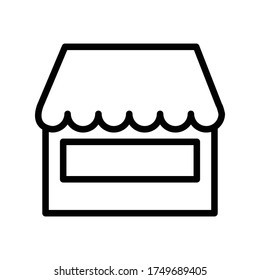 Store icon vector design template