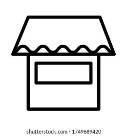 Store icon vector design template