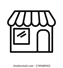 Store icon vector design template