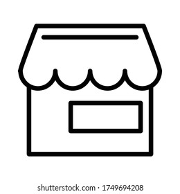 Store icon vector design template