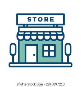 store icon vector design template in white background