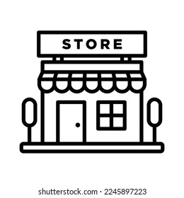 store icon vector design template in white background