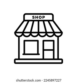 store icon vector design template in white background