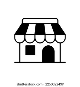 Store icon vector design template