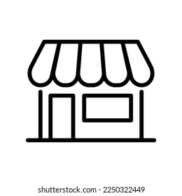 Store icon vector design template