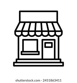 store icon vector design template simple and clean