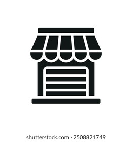Plantillas de diseño de Vector de icono de tienda gráfico de concepto simple y moderno