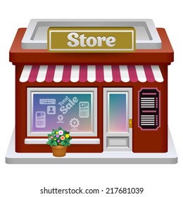 Store icon. Vector eps 10.