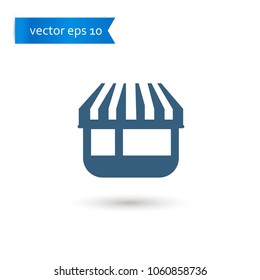 store. store icon. store vector. flat style. sign design vector. sign design. Vector EPS 10