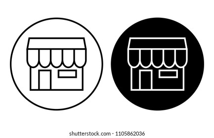 Store icon. Vector illustration