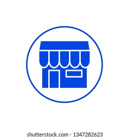 Store icon. Vector illustration