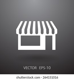 Store icon, vector illustration