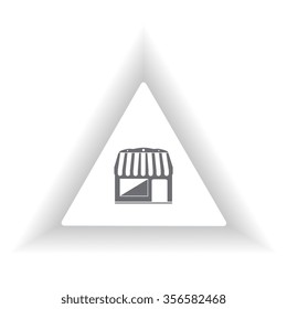 Store icon, vector illustration